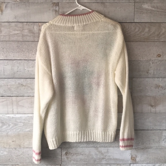 1980s acrylic chunky knit pullover - Picture 2 of 6